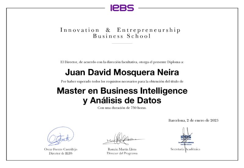 Master in Business Intelligence and Data Analytics